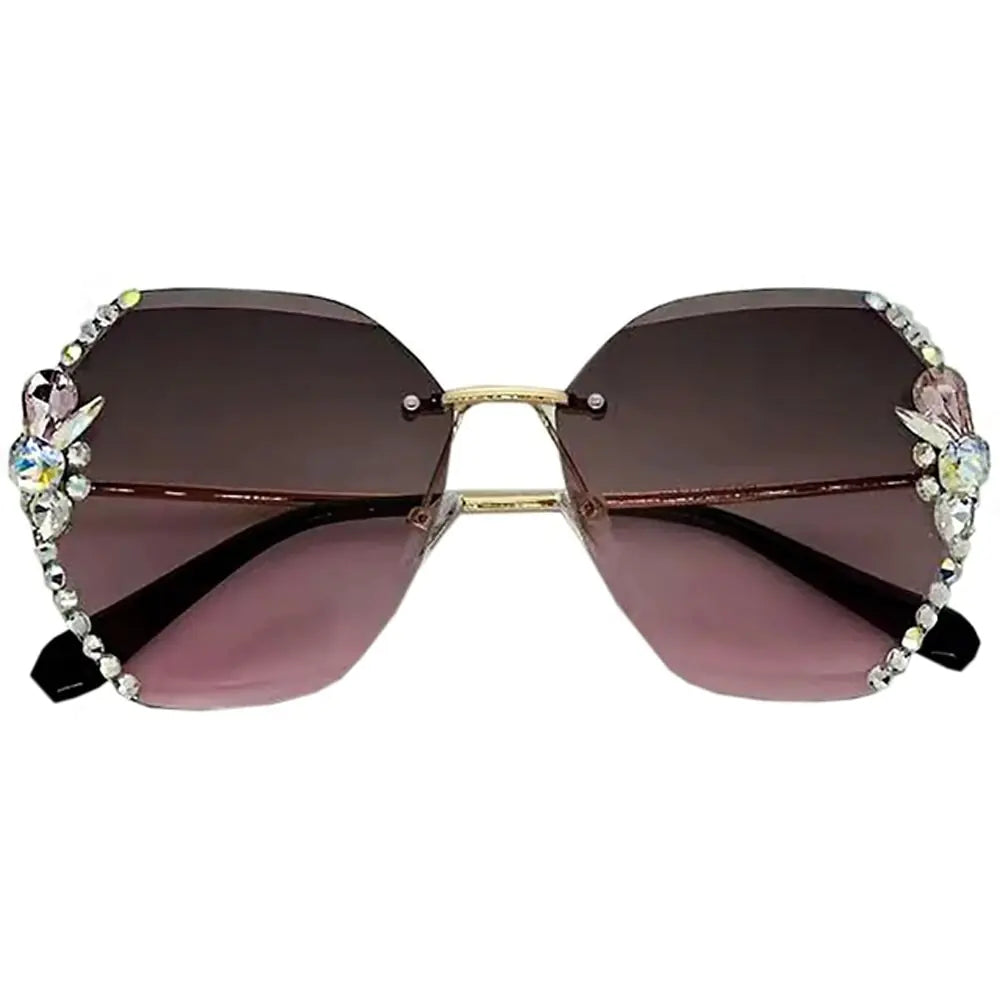 Gradient Lens Sunglasses - Woman`s Clothing