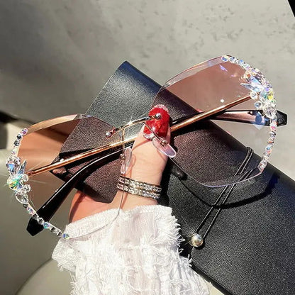 Gradient Lens Sunglasses - Woman`s Clothing