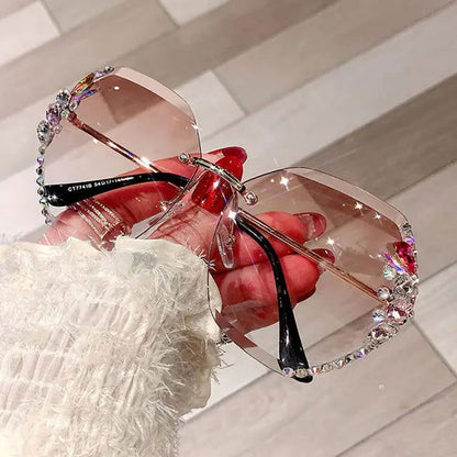 Gradient Lens Sunglasses - Woman`s Clothing