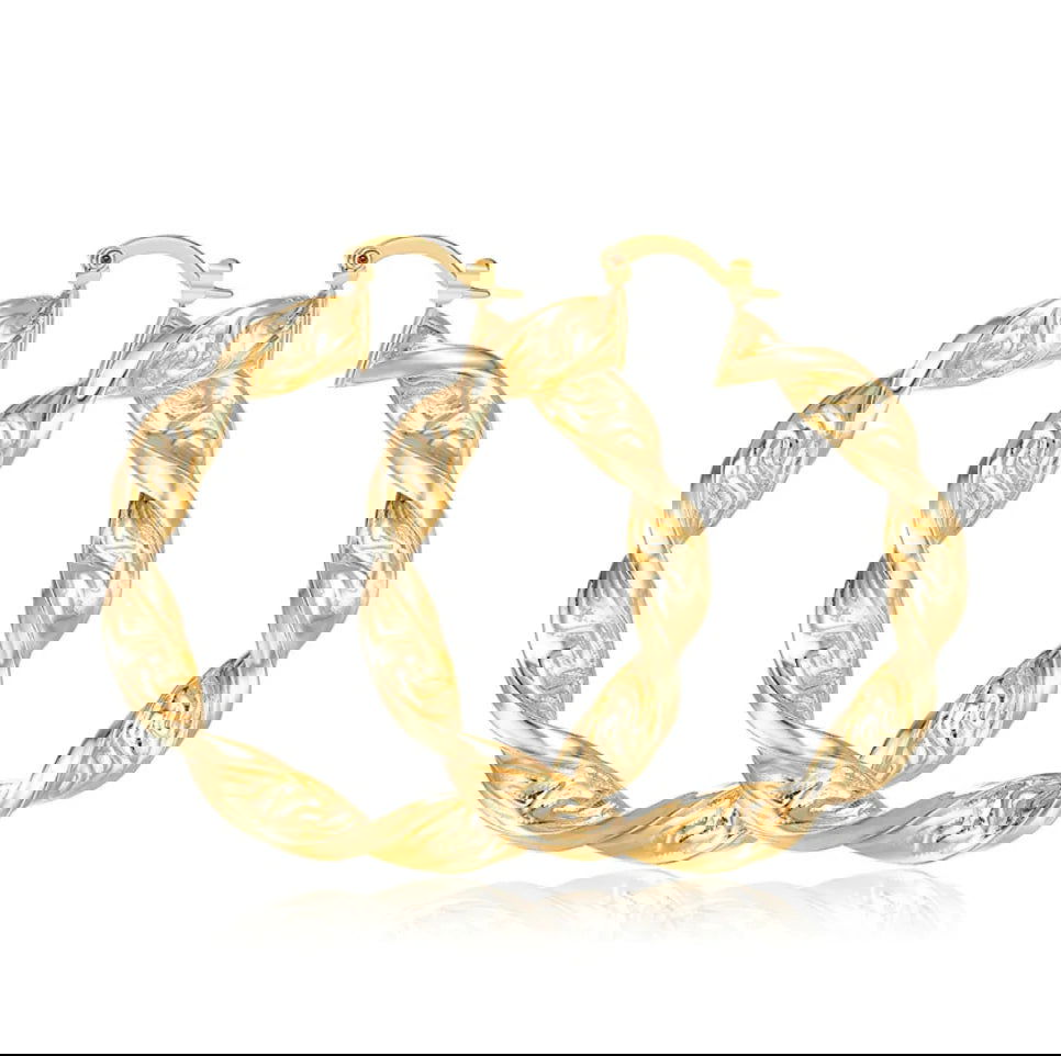 Great Wall Hoop Earrings - Woman`s Clothing