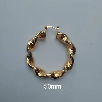 Great Wall Hoop Earrings - Woman`s Clothing