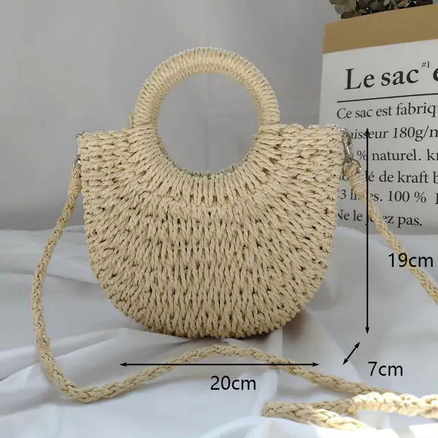 Handmade Straw Bags - Woman`s Clothing