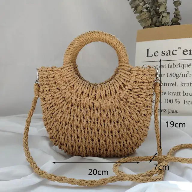 Handmade Straw Bags - Woman`s Clothing