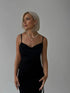 Ladies Elegant Backless Bodycon Dress - Woman`s Clothing