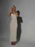 Ladies Elegant Backless Bodycon Dress - Woman`s Clothing