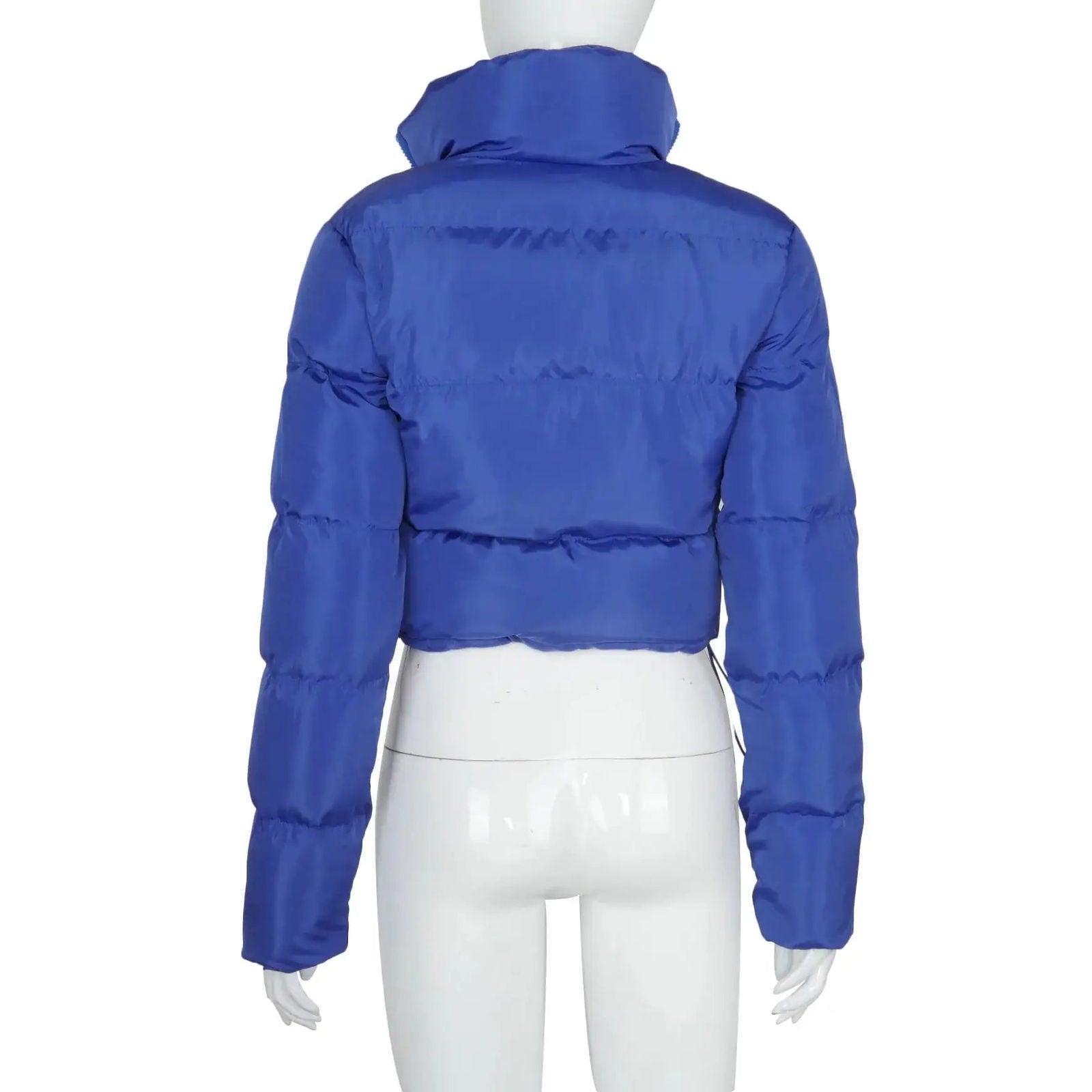 Ladies Mini Puffer Coat - Woman`s Clothing
