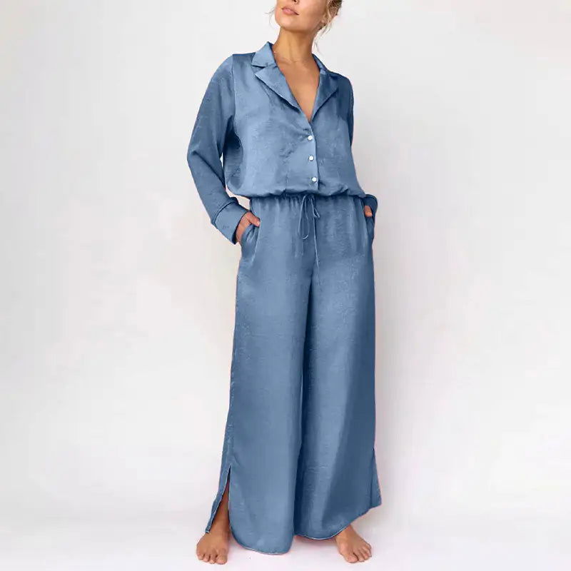 Loose Fit Pyjama Set - Woman`s Clothing