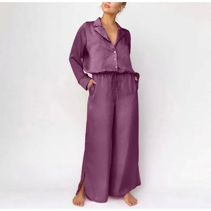 Loose Fit Pyjama Set - Woman`s Clothing