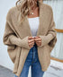 Loose Knitted Sweater Cardigan - Woman`s Clothing