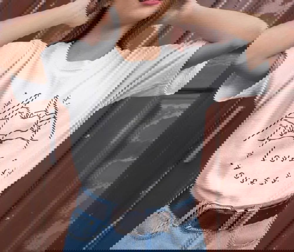 Love Yourself T-shirt - Woman`s Clothing
