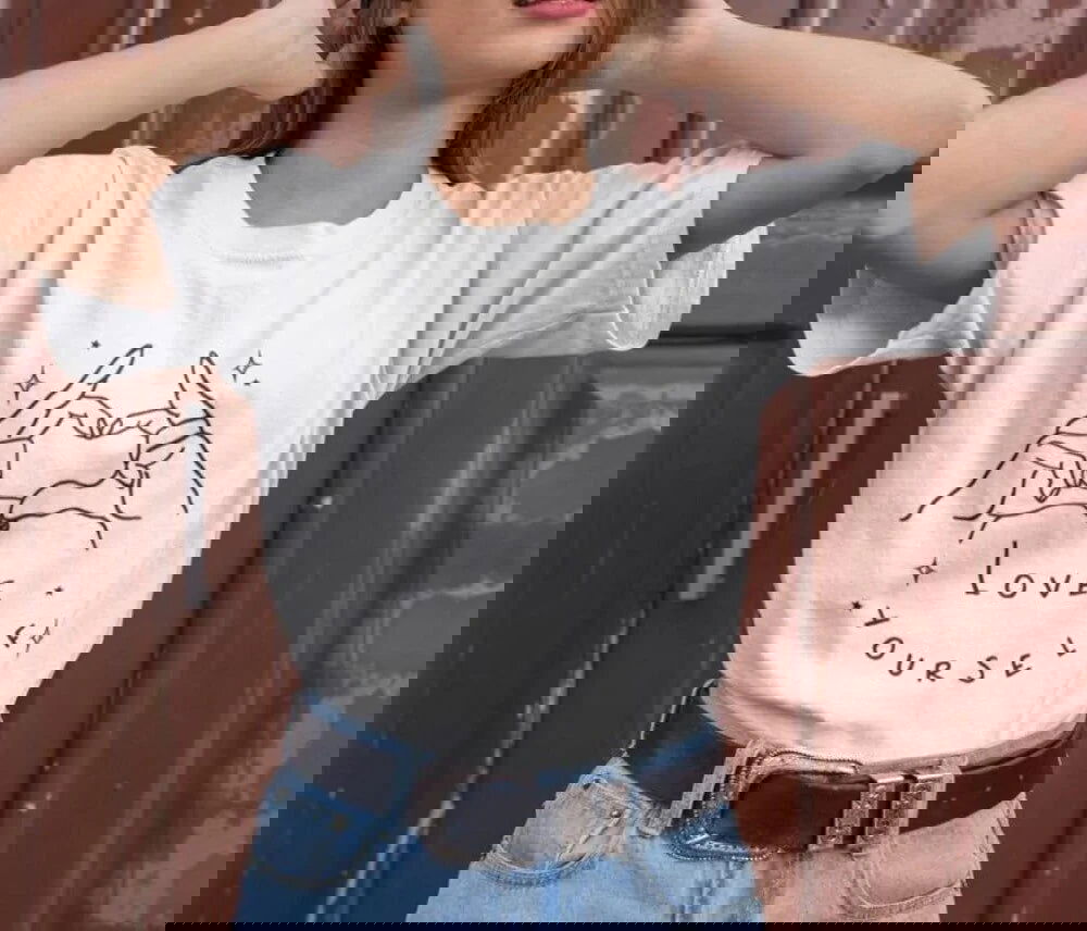 Love Yourself T-shirt - Woman`s Clothing