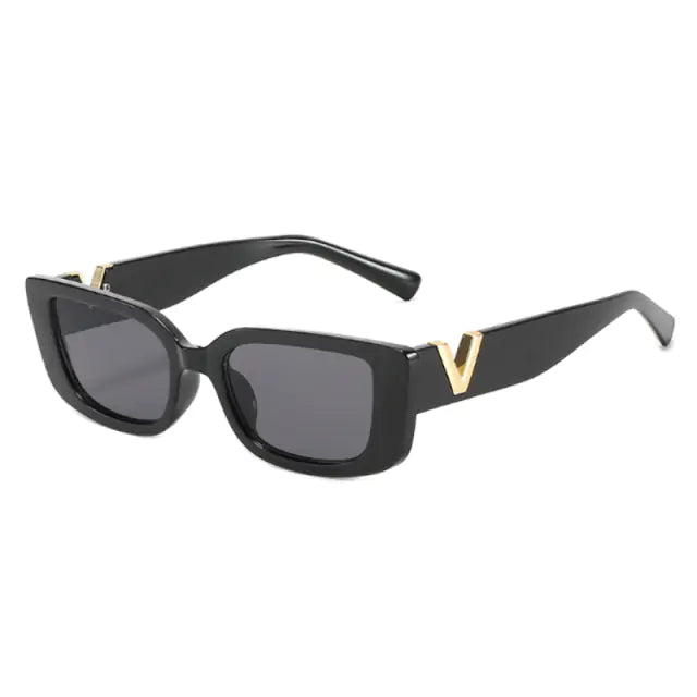 Rectangle Retro Sunglasses - Woman`s Clothing