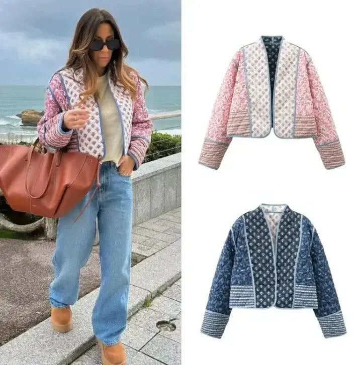 Women`s Stylish &amp; Elegant Reversible JacketWomen`s Stylish