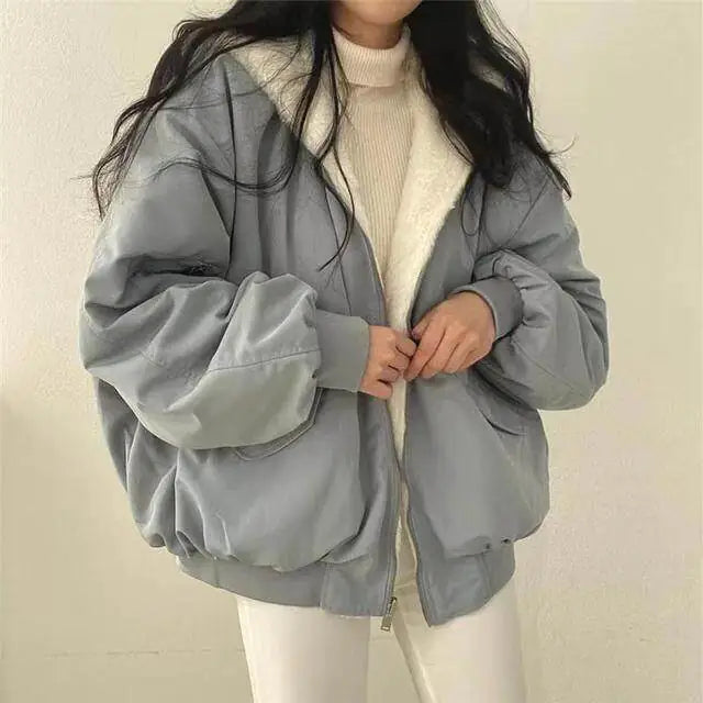 Fluffy Thick Warm Women`s Fleece - Woman`s Clothing