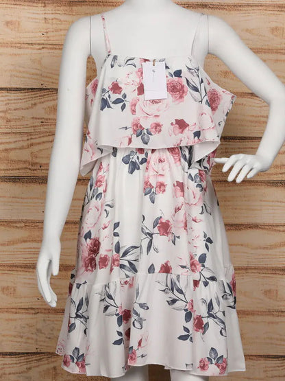Off Shoulder Floral Mini DressOff Shoulder Floral
