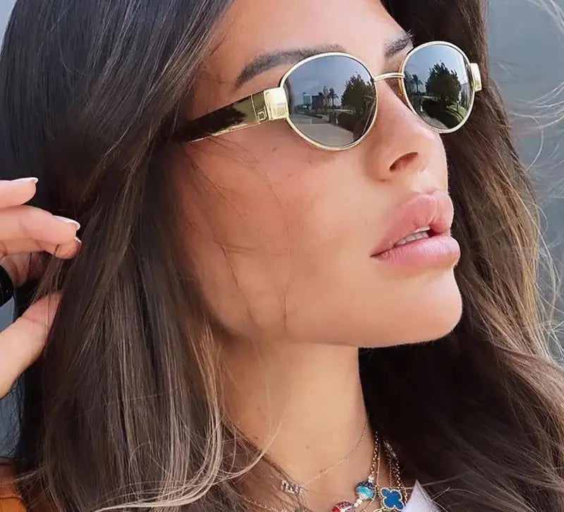 Exquisite Oval Luxe Sunglasses