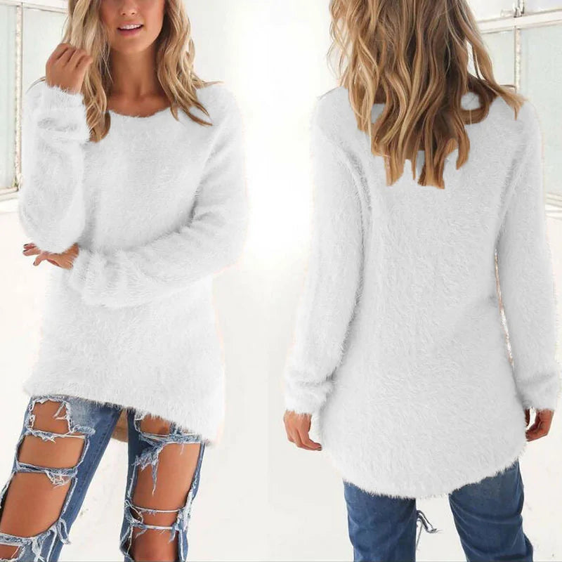 Fashionable Ladies Warm Pullover - Woman`s Clothing