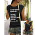 Printed Casual V-Neck Tank Top - Woman`s Clothing