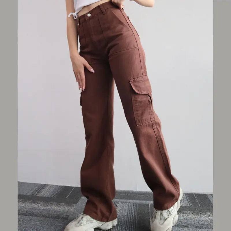 Baggy Casual Trousers - Woman`s Clothing