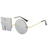 Rimless NO Letter Sunglasses - Woman`s Clothing