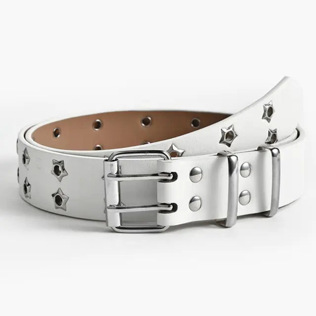 Rivet Studded Belt - Woman`s Clothing