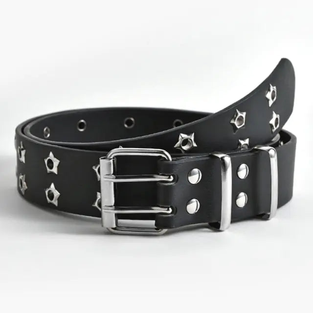 Rivet Studded Belt - Woman`s Clothing