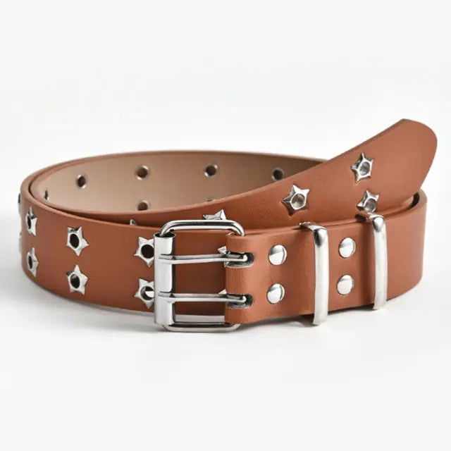 Rivet Studded Belt - Woman`s Clothing