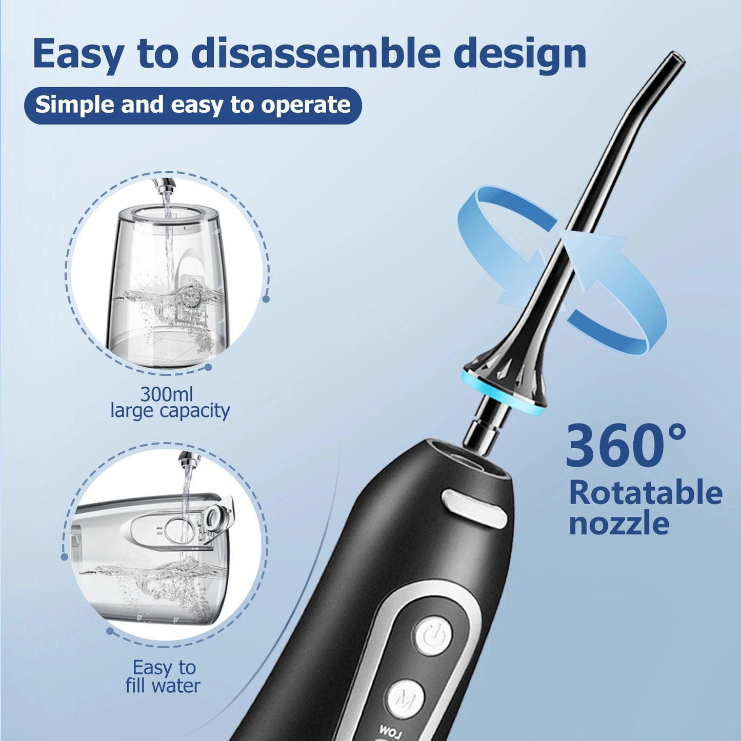 Rechargeable Water Flosser - Woman`s Clothing