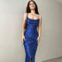 Sexy Spaghetti Dress - Woman`s Clothing