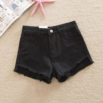 Summer Denim Shorts - Woman`s Clothing