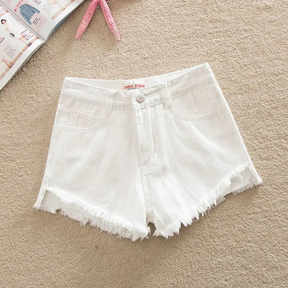 Summer Denim Shorts - Woman`s Clothing
