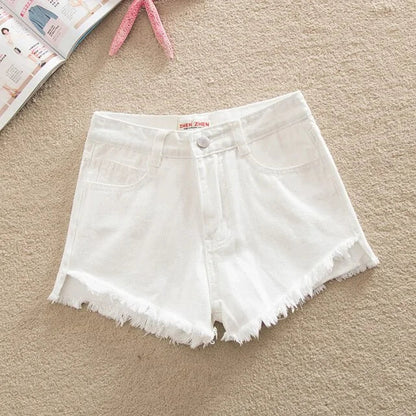Summer Denim Shorts - Woman`s Clothing
