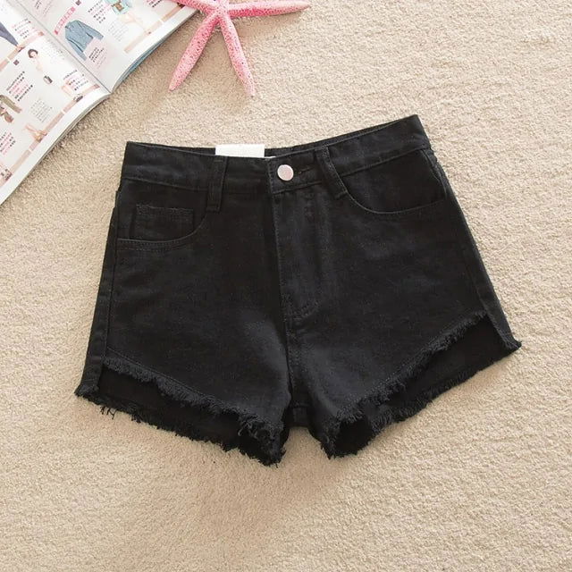 Summer Denim Shorts - Woman`s Clothing