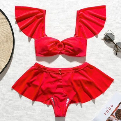 Swimsuit High Waist Bikini - Woman`s Clothing