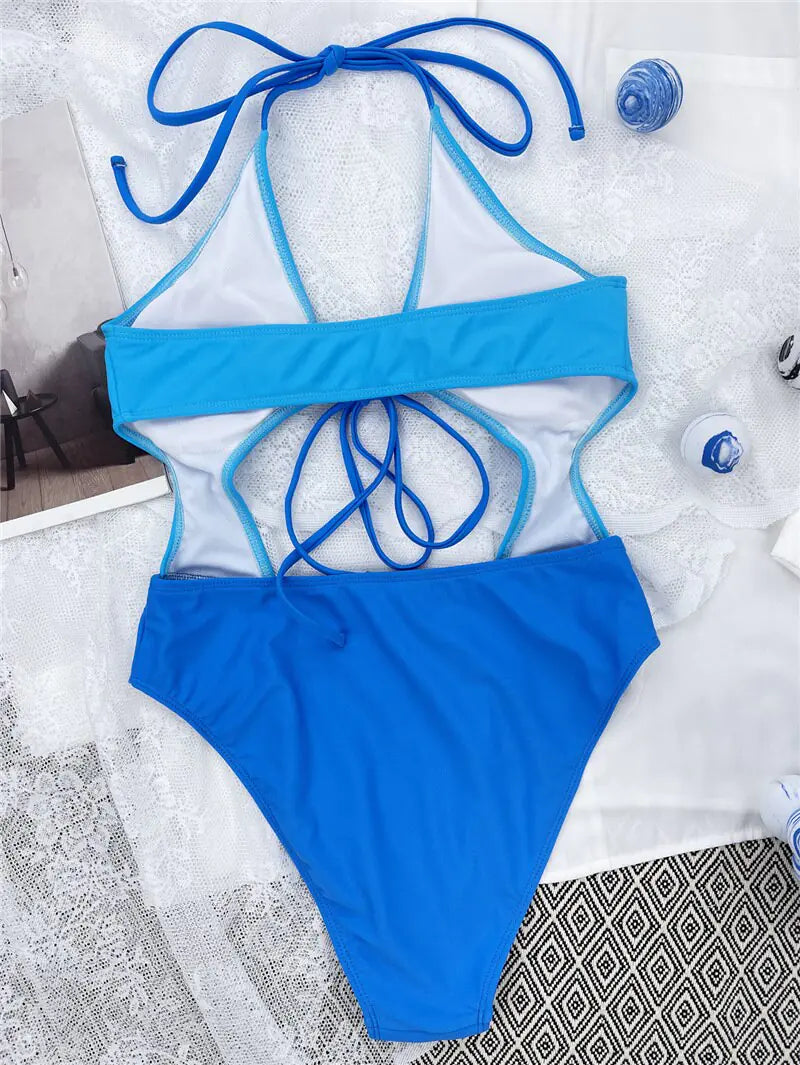 Skinny One Piece Sexy Swimsuit