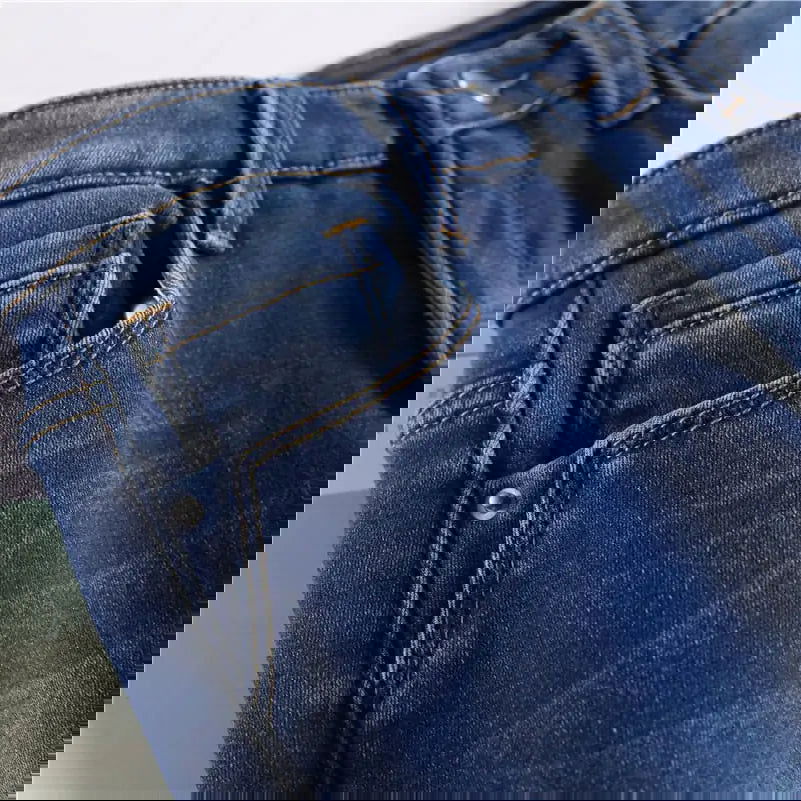 Thermal Autumn Warm Plush Jeans - Woman`s Clothing
