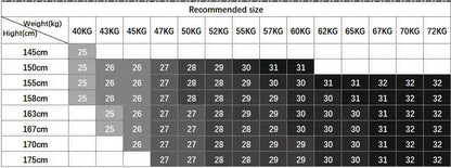 Thermal Autumn Warm Plush Jeans - Woman`s Clothing
