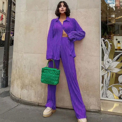 Two Piece Long Sleeve SuitTwo Piece Long Sleeve