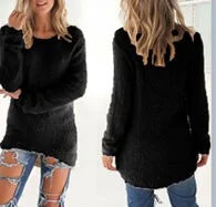 Fashionable Ladies Warm Pullover - Woman`s Clothing