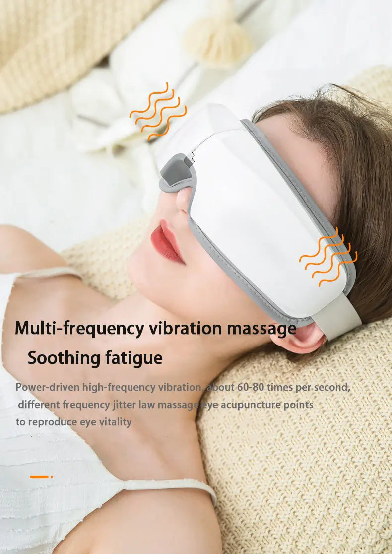 4D Smart Airbag Vibration Eye Care Massager - Woman`s Clothing