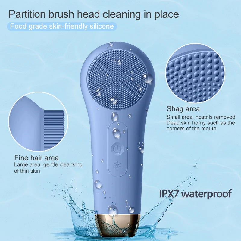 Vibrating Electric Face Cleansing - Woman`s Clothing