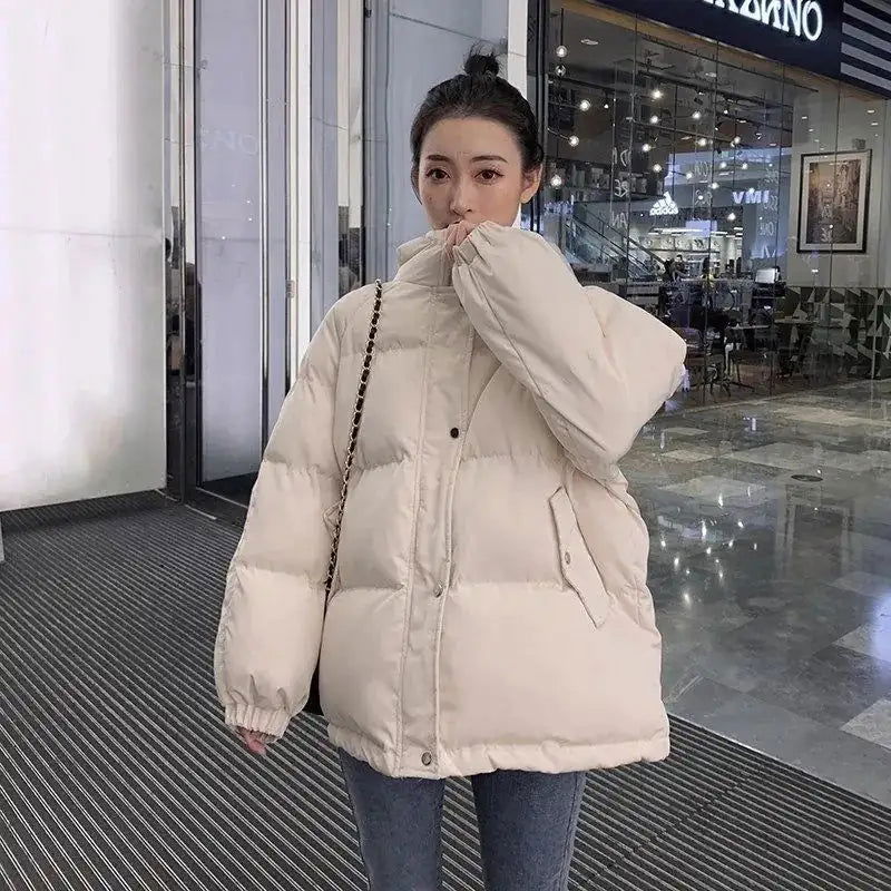 Warm Parka Coat - Woman`s Clothing