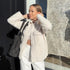 White Winter Women`s Jacket - Woman`s Clothing