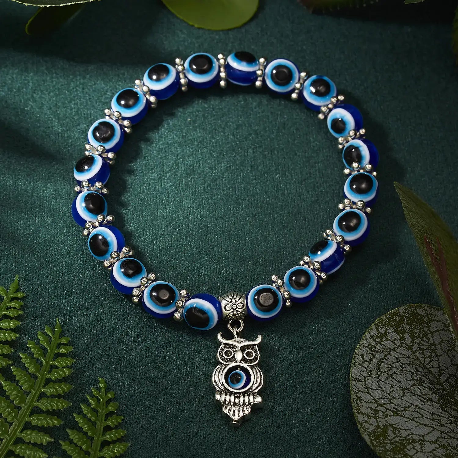 Women Resin Bead Bangle Bracelet - Woman`s Clothing