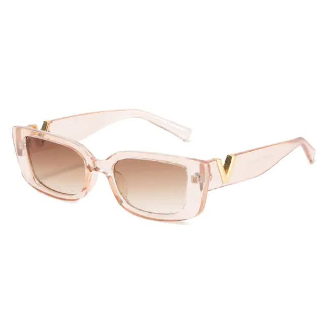 Rectangle Retro Sunglasses - Woman`s Clothing