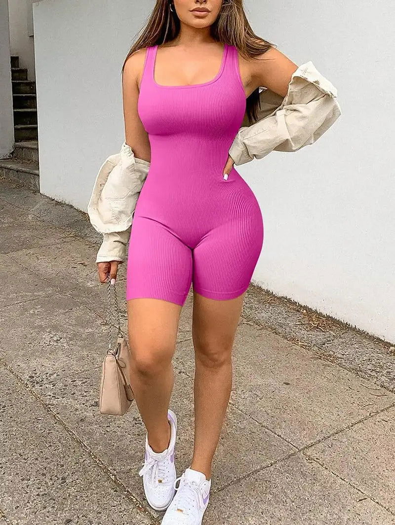 Yoga Rompers - Woman`s Clothing