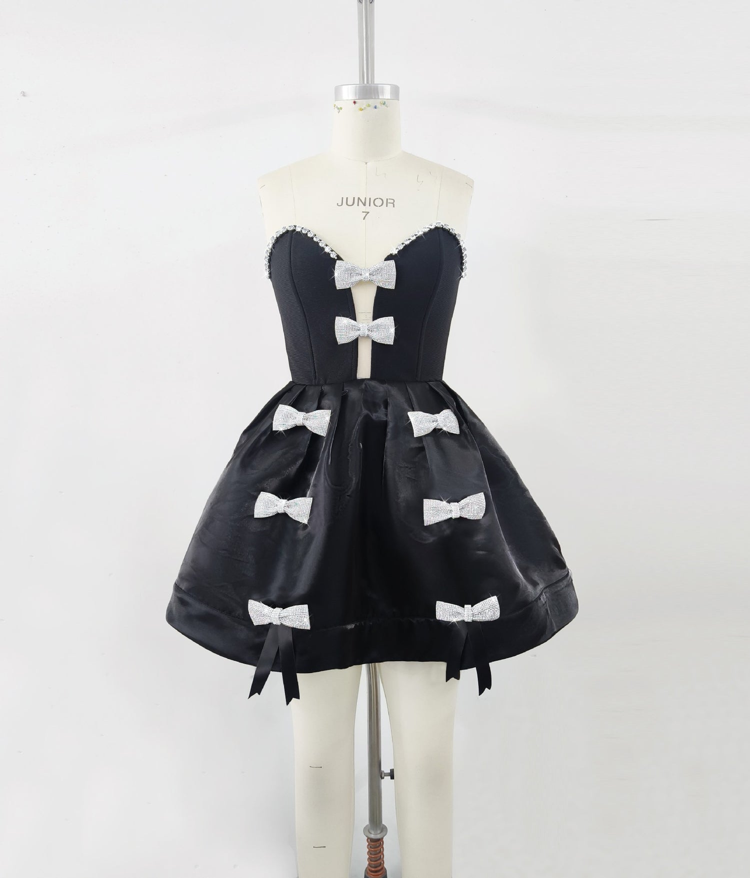 Bowknot Diamond Birthday Party Formal Dress - Woman`s Clothing