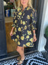 Womens Casual Dress With Bell Sleeves - Woman`s Clothing