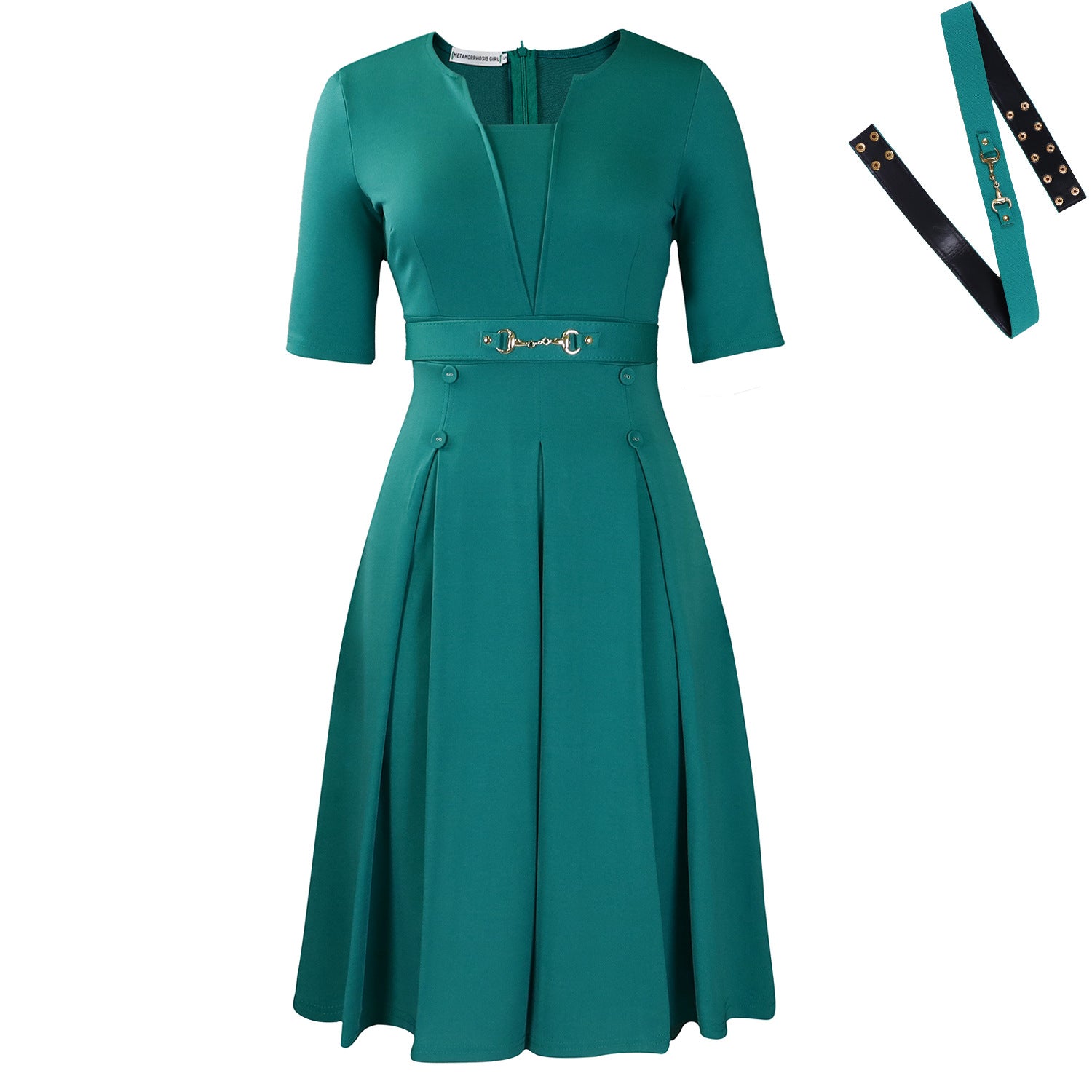 Short-Sleeve Fashionable Elegant Women&