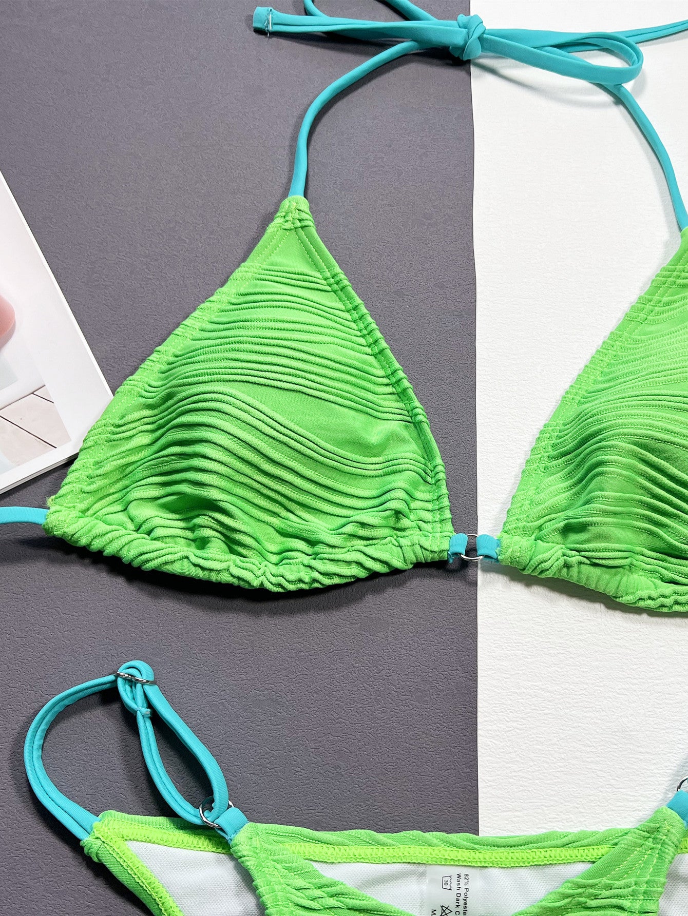 Pure Color Bikini Women&